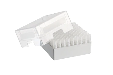 艾本德儲存盒 9 × 9, 可放置 81  個螺旋蓋（凍存）管， 3   mL，2  件，高 76  mm，3  英寸，聚丙烯材料，可耐受最低 -86  °C，可高溫高壓滅菌，帶蓋子并具有數(shù)字字母標識